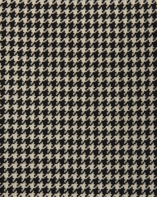 Spisebordsstol Lyst Træ Houndstooth Sæt af 2 Spisestole Klassiske Spisestuestol Buet Ryglæn Retro Design Træstole til Spisebord