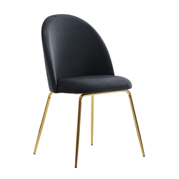 Rootz Scandinavian Dining Chairs - Köksstolar - Moderna stolar - Sammetsklädsel - 53cm x 86cm x 50cm