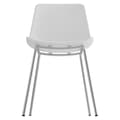 Miniatyrbild 10 av 11: Plaststolar Mave, ergonomisk, 120 kg - vit/krom, Uppsättning om 6