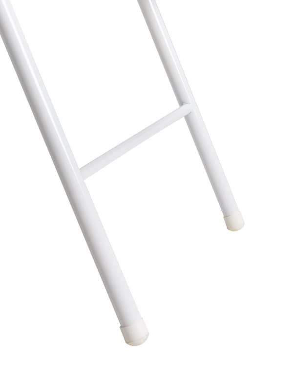 Klapstole Hvid Beige sæt af 4 Letvægts Foldestole Retro Konferencestole uden Armlæn Fest Stole til Værelse Mødestole Sammenklappelige
