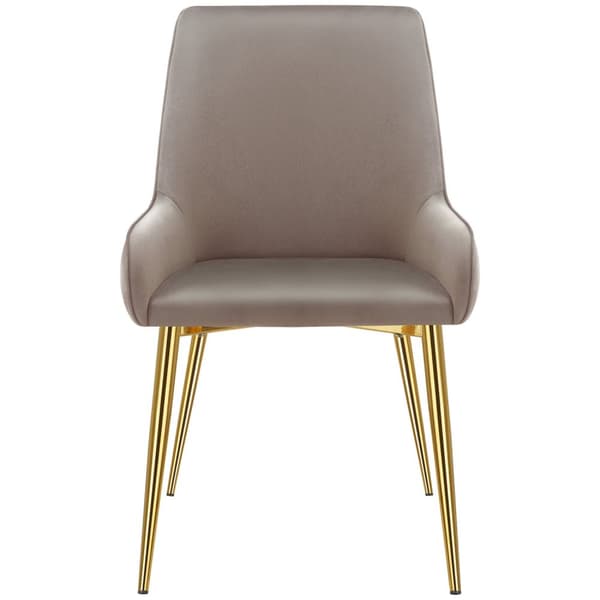 Spisebordsstol Avane, velour, bæreevne 120 kg - taupe,Sæt med 2 stk.