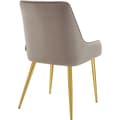 Miniatyrbillede 7 af 11: Spisebordsstol Avane, velour, bæreevne 120 kg - taupe,Sæt med 4 stk.