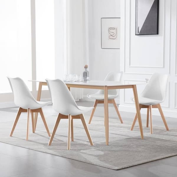 Rootz-ruokailutuoli - Ergonominen tuoli - Mukava istuvuus - Tiheävaahto - Vakaa - Lattiaturvallinen - Helppo koota - 82 cm x 48 cm x 40,5 cm