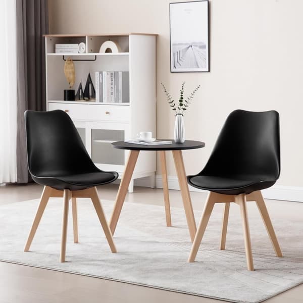 Rootz spisestuestol - Ergonomisk siddeplads - Polstret ryglæn - Stabile ben - Flere farver - Nem montering - Gulvvenlige måtter - 82 cm x 46 cm x 40,5