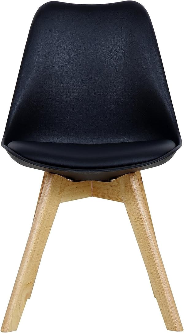 Rootz spisestuestol - Ergonomisk siddeplads - Polstret ryglæn - Stabile ben - Flere farver - Nem montering - Gulvvenlige måtter - 82 cm x 46 cm x 40,5