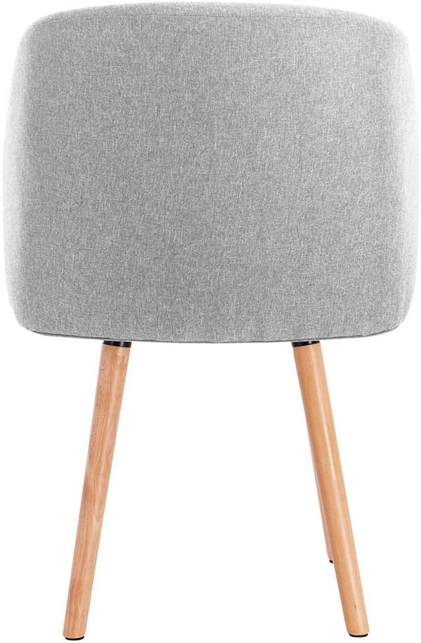 Rootz spisestuestol - Ergonomisk lænestol - Accentstol - Åndbart linned - 84cm x 47cm x 38cm