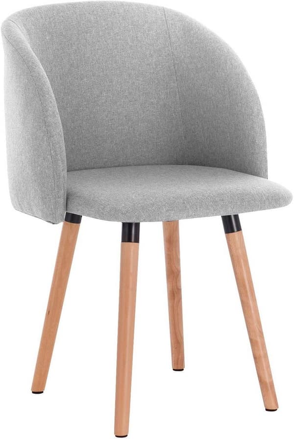 Rootz-ruokailutuoli - Ergonominen nojatuoli - Accent-tuoli - Hengittävä pellava - 84cm x 47cm x 38cm