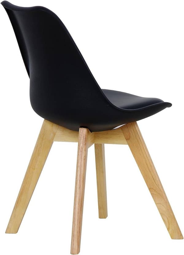 Rootz Matstol - Köksstol - Vadderad sits - Högdensitetsskum - Stabil struktur - Anti-halkmattor - Ergonomisk design - 82cm x 48cm x 40,5cm