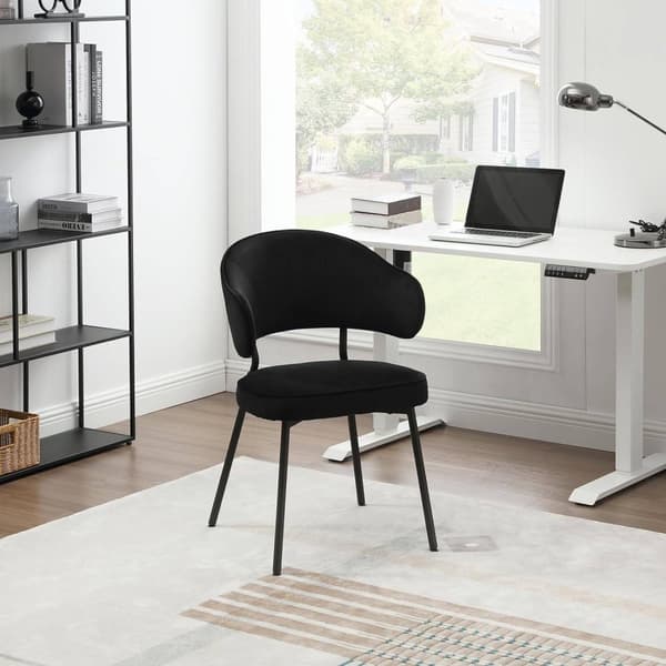 Rootz-ruokailutuoli - Velvet-ruokailutuoli - Pehmustettu tuoli - Ergonominen selkänoja - 54 cm x 83,5 cm x 52 cm, 1 pari