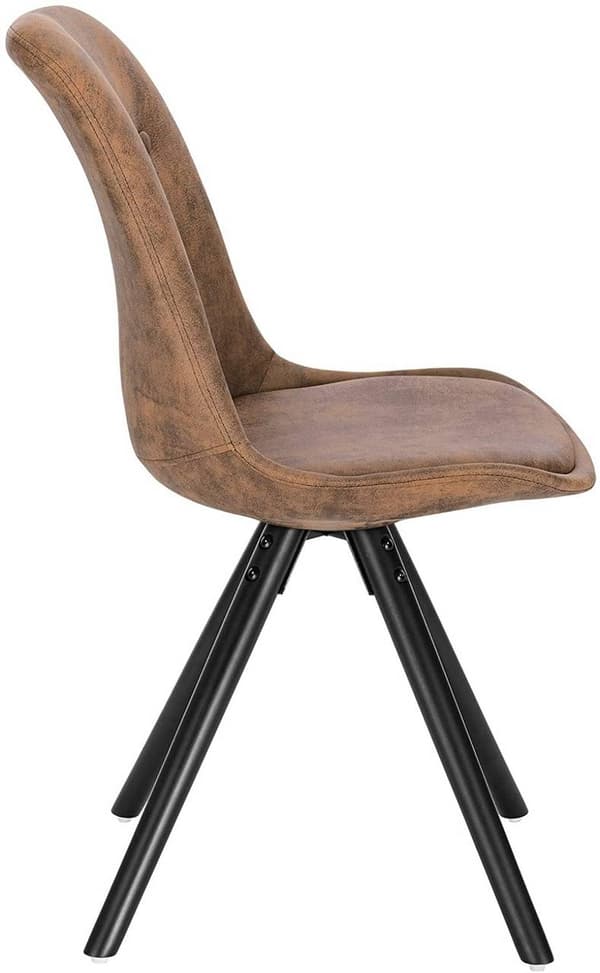 Rootz-ruokailutuoli - Pehmustettu tuoli - Mukava istuin - Massiivipuujalat - Ergonominen muotoilu - 85 cm x 44 x 44,5 cm