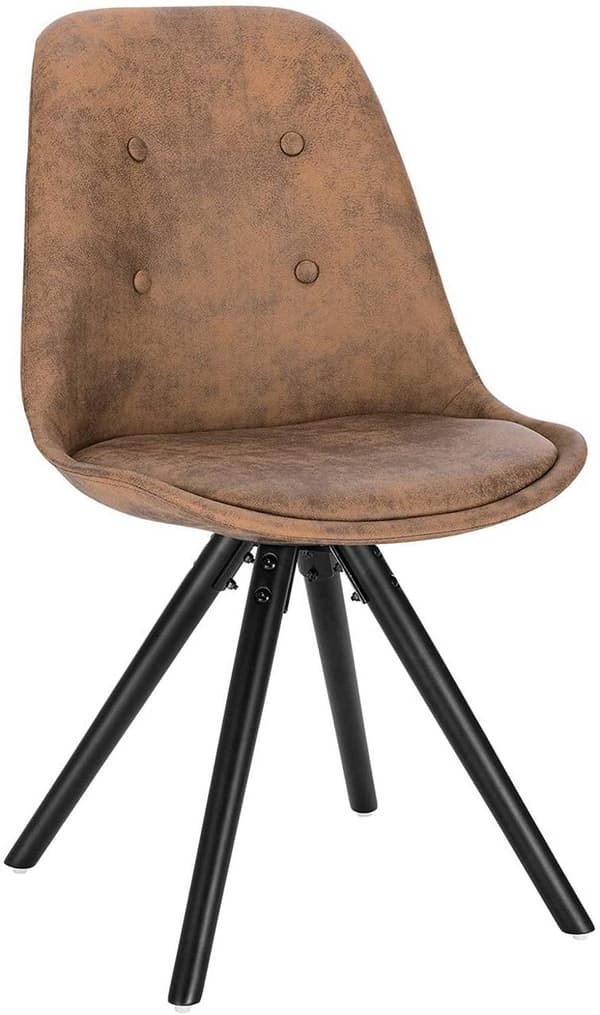 Rootz-ruokailutuoli - Pehmustettu tuoli - Mukava istuin - Massiivipuujalat - Ergonominen muotoilu - 85 cm x 44 x 44,5 cm