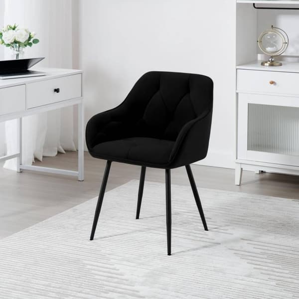 Rootz spisestuestol - Velvet Chair 2 sæt - Komfortable siddepladser - 56 cm x 83,5 cm x 53 cm - Ergonomisk design - Alsidig brug