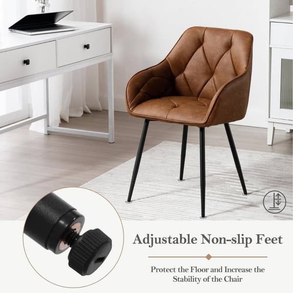 Rootz Matstol - Vintage konstläder - Bekväma sittplatser - Ergonomisk design - 56 cm x 83,5 cm x 53 cm