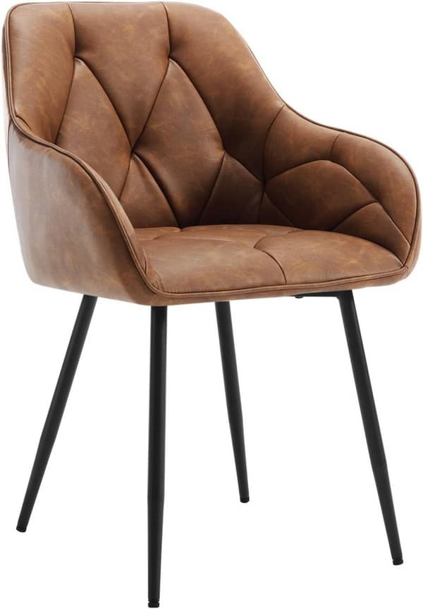Rootz Matstol - Vintage konstläder - Bekväma sittplatser - Ergonomisk design - 56 cm x 83,5 cm x 53 cm