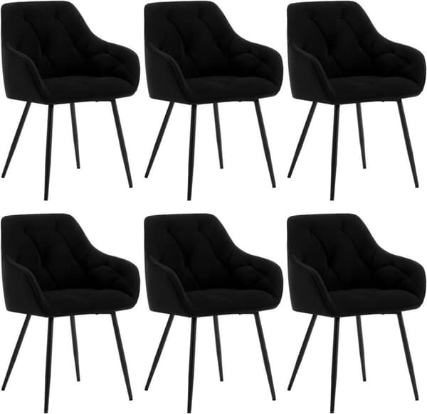Rootz Spisestuestol - Velvet Polstret Stol - Køkkenstol - Ergonomisk design - 56cm x 83,5cm x 53cm