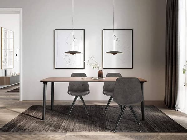 Rootz Spisestuestol - Polstret Stol - Træben - Ergonomisk design - 85cm x 44,5cm x 83cm
