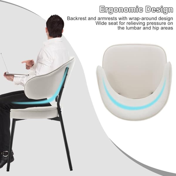 Rootz spisestuestolesæt - Fløjlsstol - Komfortabelt sæde - Ergonomisk - 54 cm x 83,5 cm x 52 cm - Moderne stil - Robuste metalben