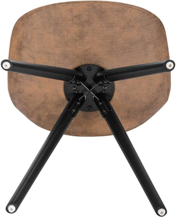 Rootz-ruokailutuolisarja - Massiivipuiset jalat - Pehmustetut tuolit - Mukavuus ja vakaus - Kokonaiskorkeus 85 cm - Istuimen mitat 44 x 44,5 cm