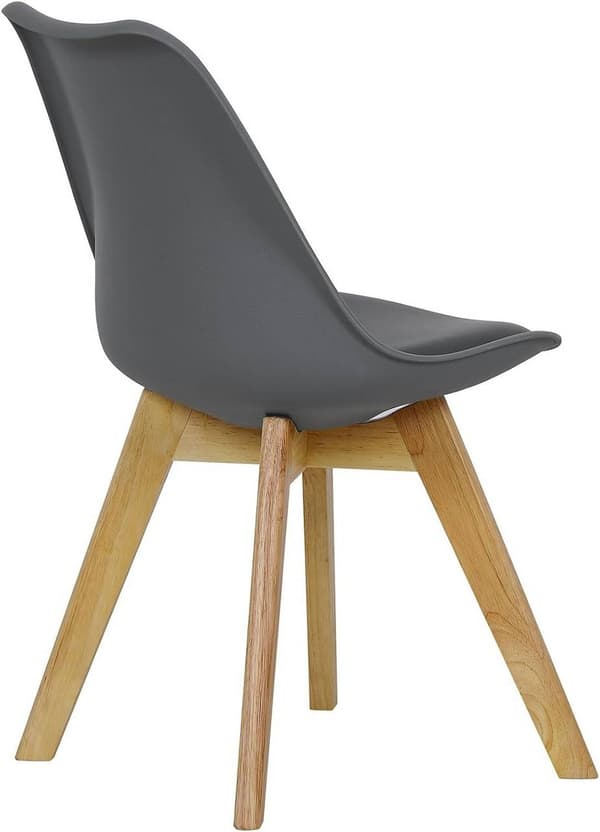 Rootz Ergonomic Dining Chair - Komfortable siddepladser - Stabil og holdbar - Skumpolstring - Skandinavisk stil - 82 cm x 48 cm x 40,5 cm