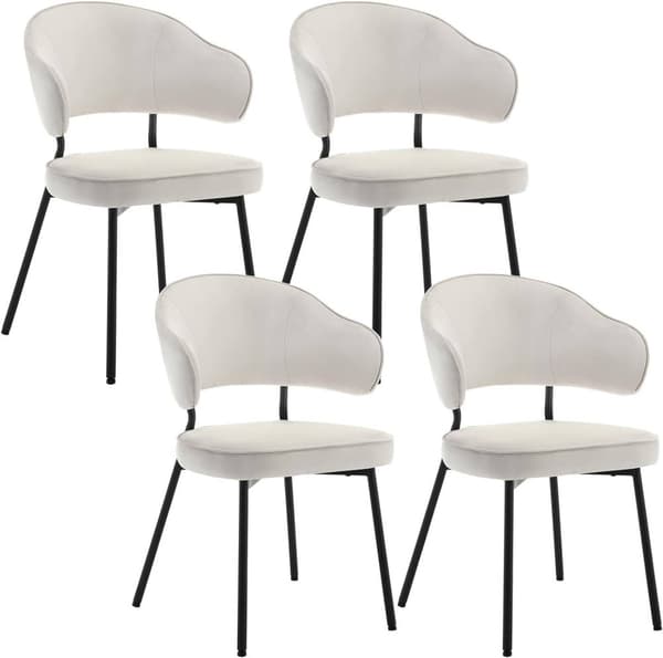 Rootz Velvet -ruokailutuoli - Keittiötuoli - Moderni tuoli - Ergonominen muotoilu - 54 cm x 83,5 cm x 52 cm