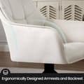 Miniatyrbild 8 av 9: Rootz Velvet Dining Chair - Snurrstol - Vadderad stol - Ergonomisk design - 58cm x 86cm x 63,5cm