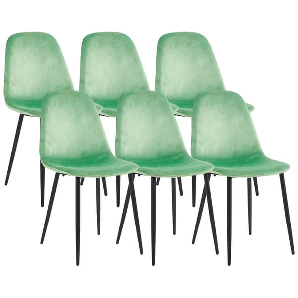 Fiolo6 spisestuestol sæt med 6 mint.