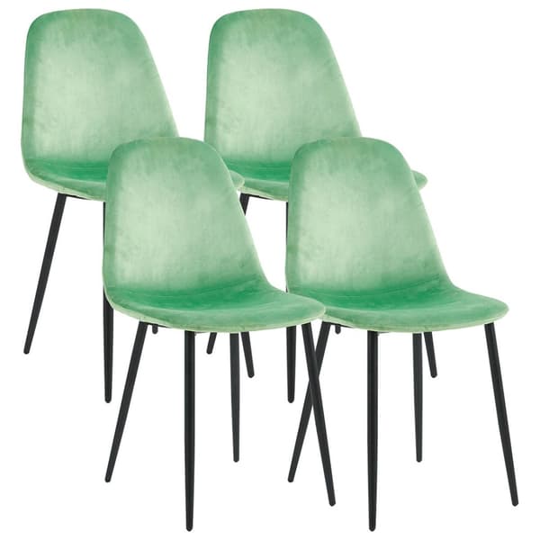 Fiolo4 spisestuestol sæt med 4 mint.
