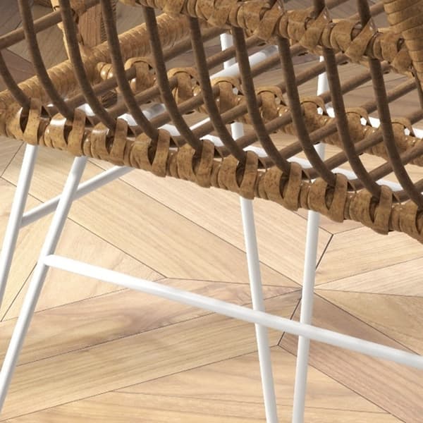 Rootz Rattan Spisestuestole - Køkkenstole - Fletmøbler - Komfortable siddepladser - 56cm x 60cm x 79cm