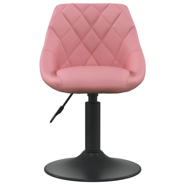 Matstol rosa sammet