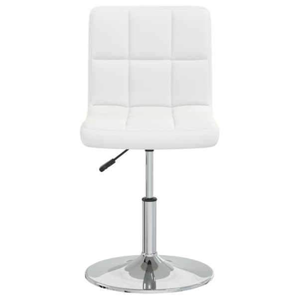 Pöytätuolit 6 kpl White Faux Leather