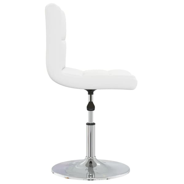 Pöytätuolit 6 kpl White Faux Leather