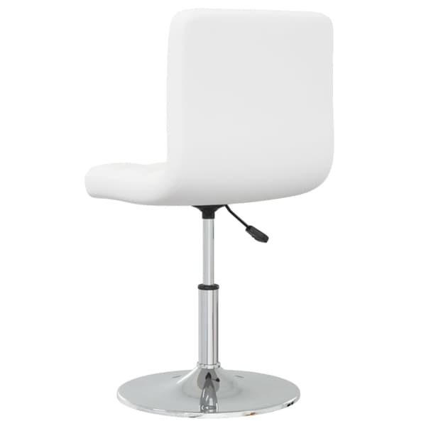 Pöytätuolit 6 kpl White Faux Leather