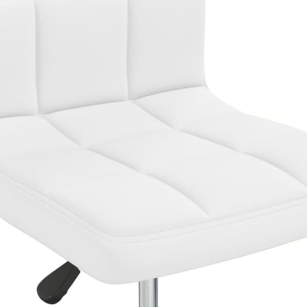Pöytätuolit 6 kpl White Faux Leather