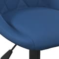 Miniatyrbild 6 av 7: Matstol blå sammet