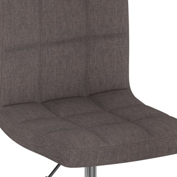 Kääntyvät ruokapöydän tuolit, 4 kpl, Taupe, Kangasverhoilu