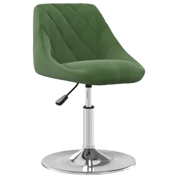 kääntyvät ruokapöydän tuolit 2 kpl Dark Green Velvet