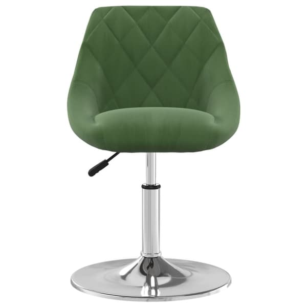 kääntyvät ruokapöydän tuolit 2 kpl Dark Green Velvet