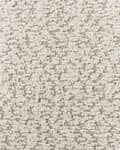 Miniatyrbilde 9 av 9: Sett med 2 Spisestoler Ramme i Mørkt Gummitre Beige Boucle Sete Armløs Retro Design