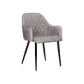 Miniatyrbild 7 av 7: Matsalsstol - Kökstol - Velvet Seat - Metal Ben - Brown