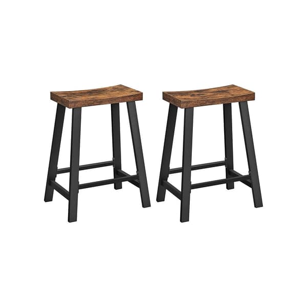 Barstolar - Uppsättning av 2 - matsalstolar - industriell design - Vintage Brown