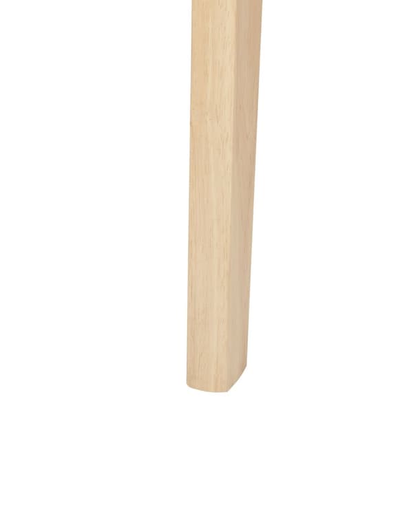 Spisebordsstol Træ Hvid Sæt af 2 Spisestole Klassiske Spisestuestol Polstret Sæde Retro Design Træstole til Spisebord