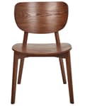 Miniatyrbillede 5 af 9: Spisebordsstol Lyst Gummitræ Sæt af 2 Spisestole Klassiske Spisestuestol til Spisestue Skandinavisk Design Træstole til Spisebord