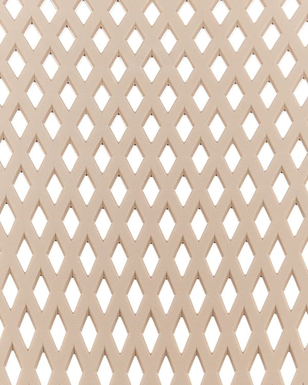 Sæt med 4 spisebordsstole beige syntetisk sæde metalben moderne minimalistisk stil køkken spisestue