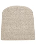 Miniatyrbillede 10 af 11: Sæt med 2 spisebordsstole taupe stofbetræk polyester kunstlæder metalben moderne stil spisestue