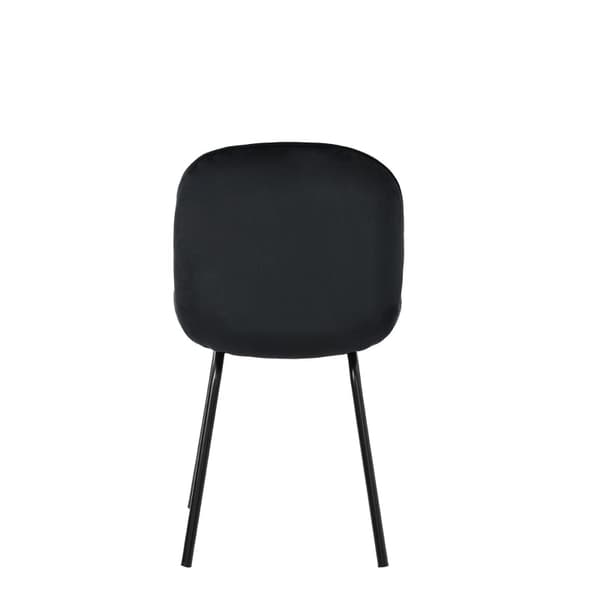Rootz 2-delt spisebordsstole - Fløjlsstole - Polstrede sæder - Ergonomisk komfort - 52L x 43W x 90H cm