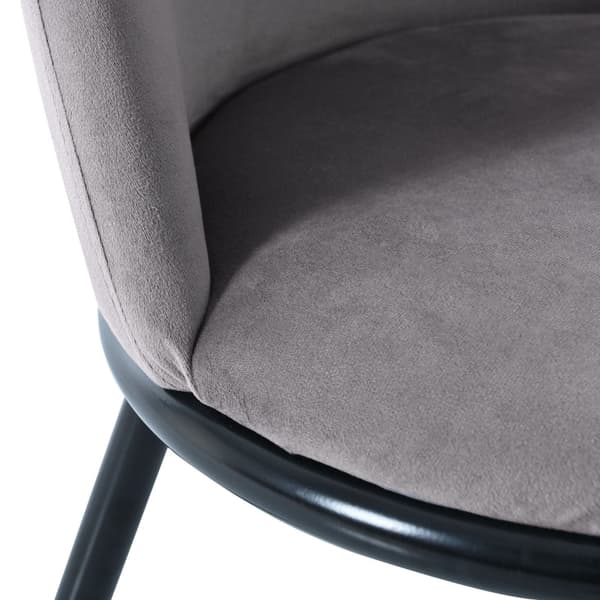 Rootz 2-delt spisebordsstole - Fløjlsbetræk - Ergonomiske stole - Rygstøtte - 50L x 48W x 88H cm