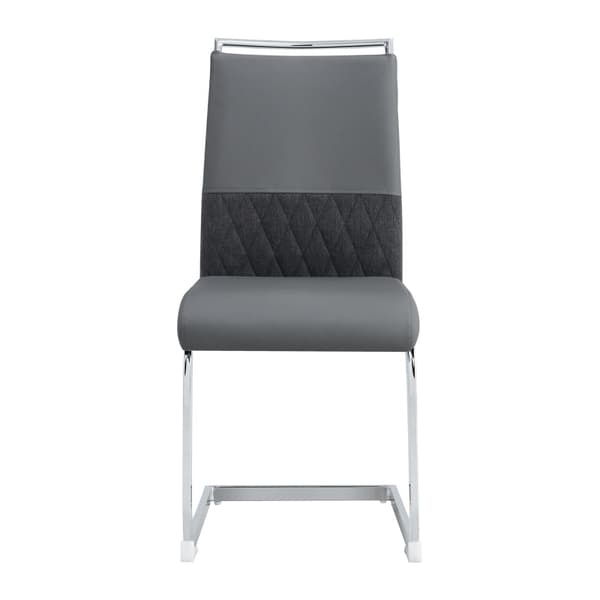 Rootz 4-delad modern matstolsset - Ergonomiska säten - konstläder - Optimal komfort - 42L x 45W x 95H cm