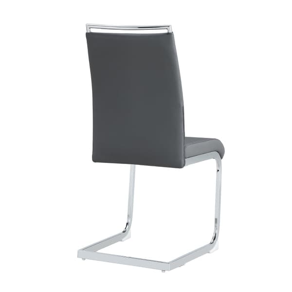 Rootz 4-delad modern matstolsset - Ergonomiska säten - konstläder - Optimal komfort - 42L x 45W x 95H cm