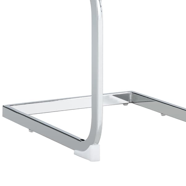 Rootz 4-delad modern matstolsset - Ergonomiska säten - konstläder - Optimal komfort - 42L x 45W x 95H cm