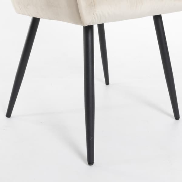 Rootz Elegant Velvet -ruokailutuolit - Pehmustetut istuimet - Pehmustetut korostustuolit - Mukavuus ja vakaus - Istuimen leveys 44 cm, 44 L x 55 L x 8